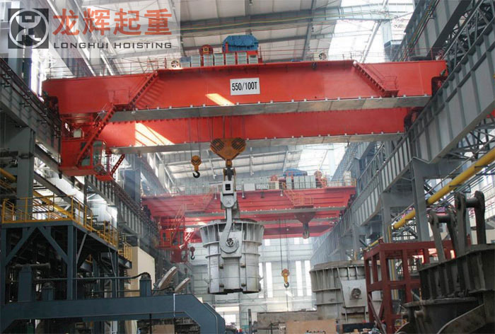 YZ型 500/100t 冶金通用橋式起重機 YZ type 500/100t metallurgical general overhea ...